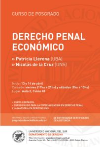D. PENAL ECONOMICO