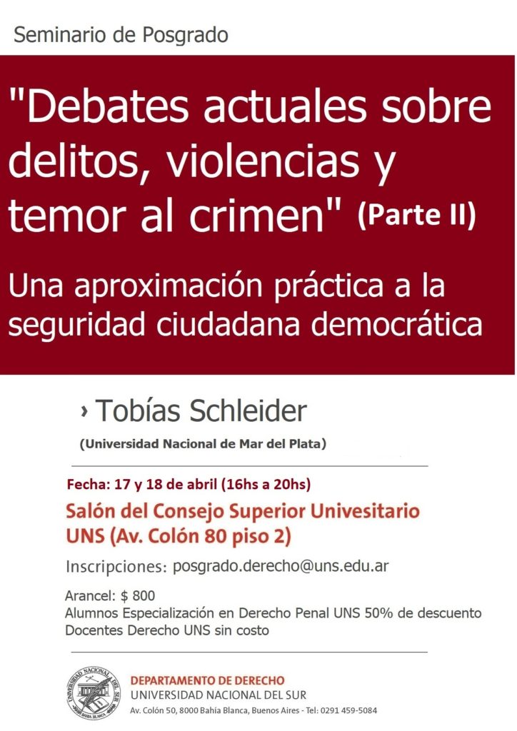 Seminario Schleider - 2da parte