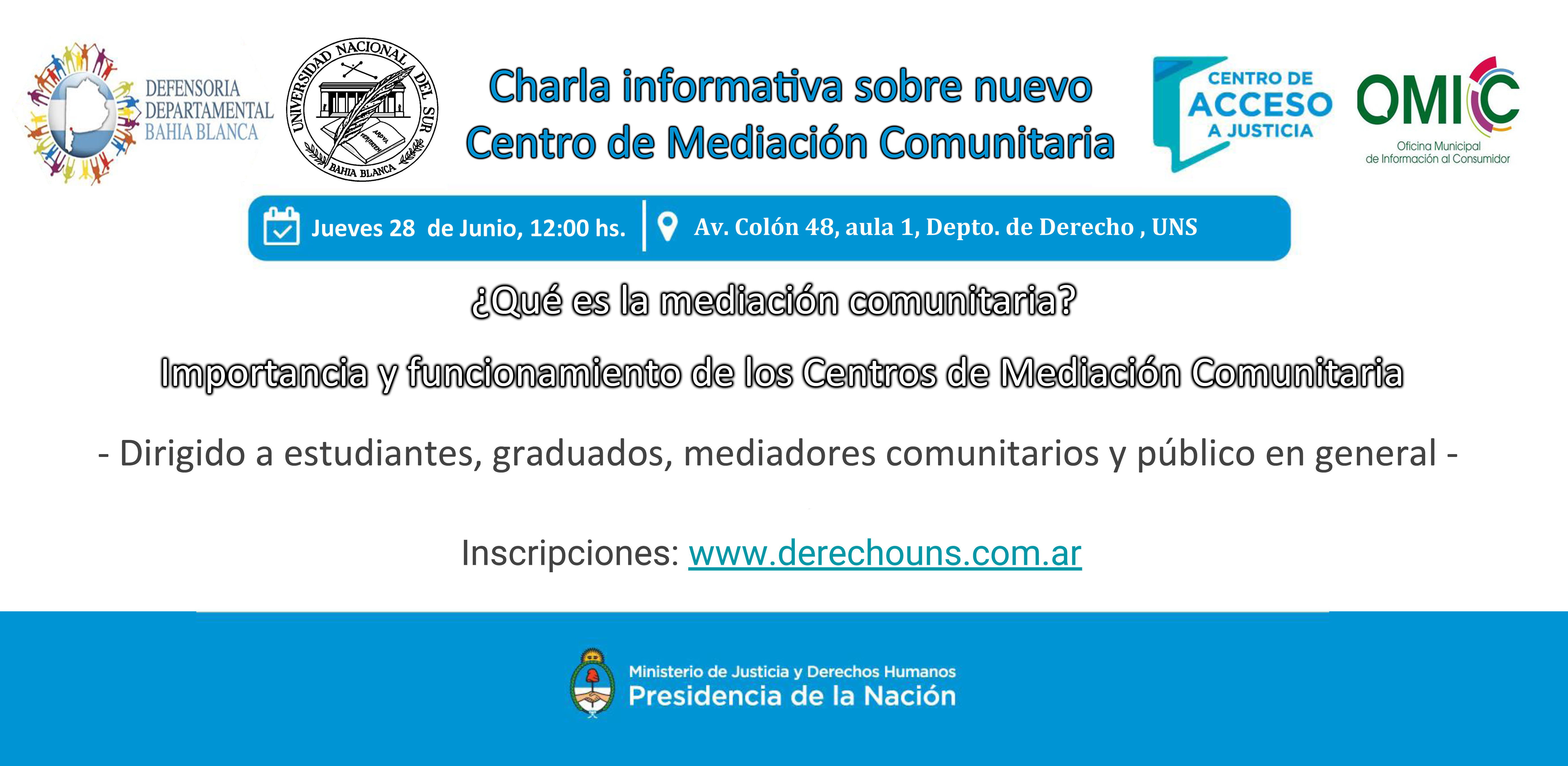 Charla de Mediacion comunitaria