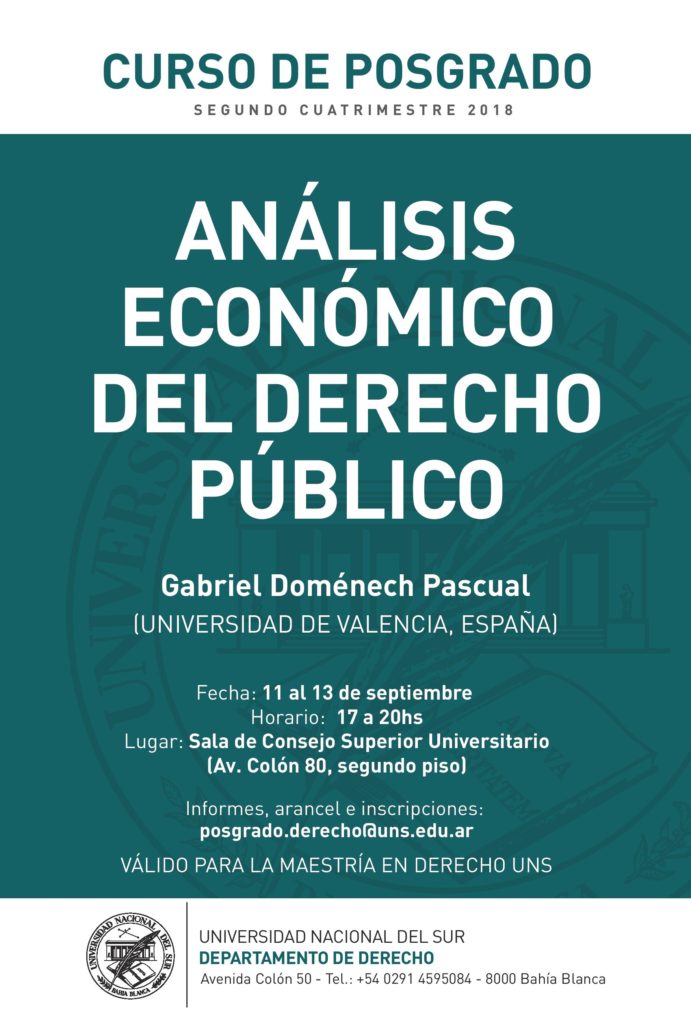 Curso Posgrado AE Derecho Publico