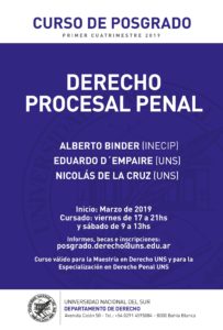 Curso de Posgrado-Procesal Penal