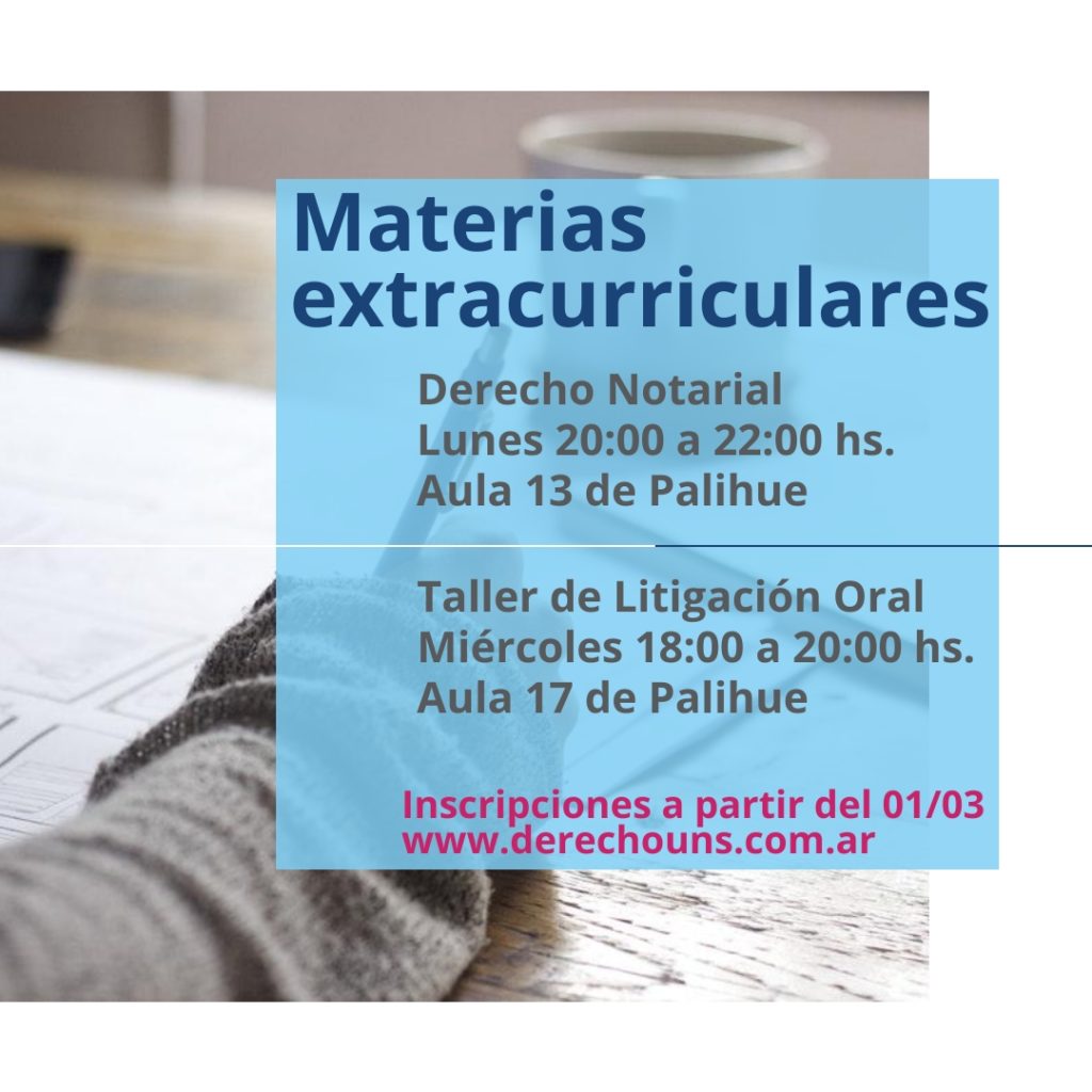 Materias-Extracurriculares