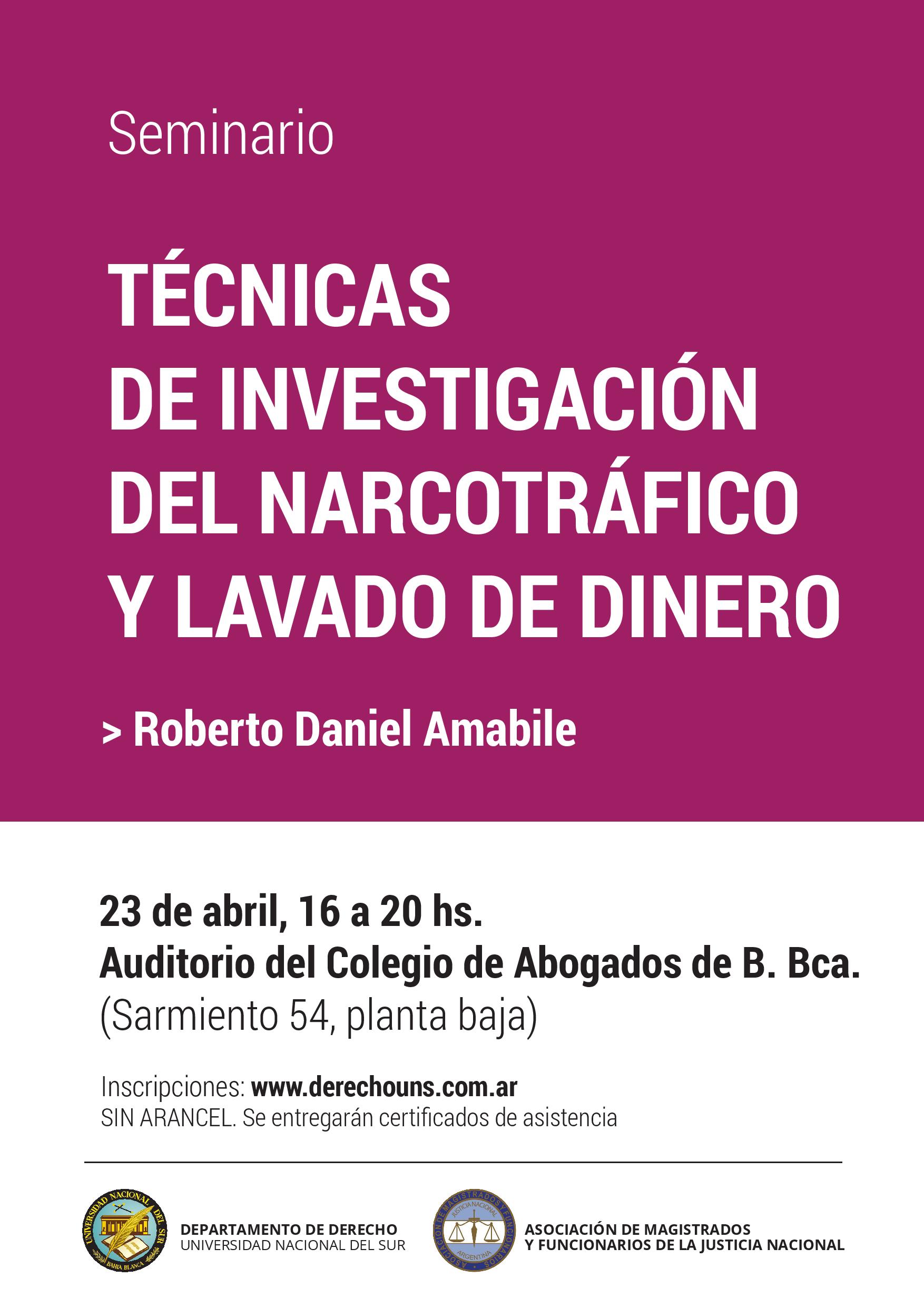 AFICHE NARCOTRÁFICO