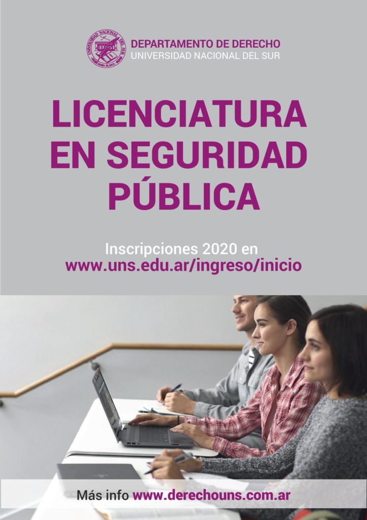 Lic Seguridad Publica 2020