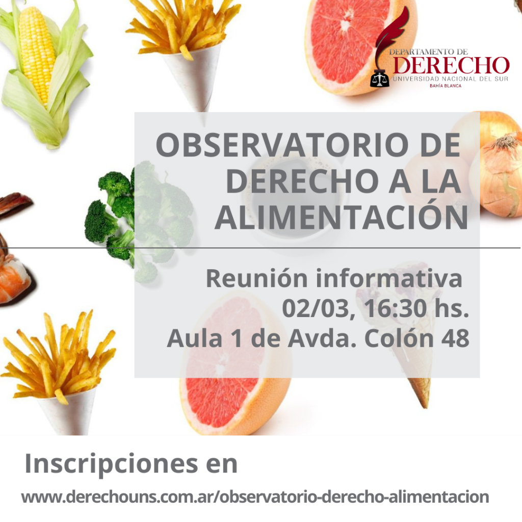 Observatorio Derecho a la Alimentación