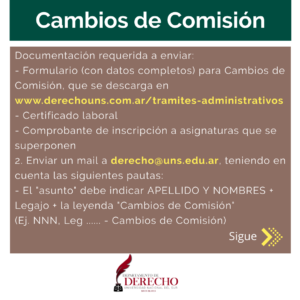 Cambio Comision 01