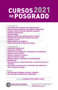 afiche genérico cursos de posgrado 2021