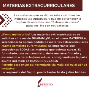 2do. cuat EXTRACURRICULARES