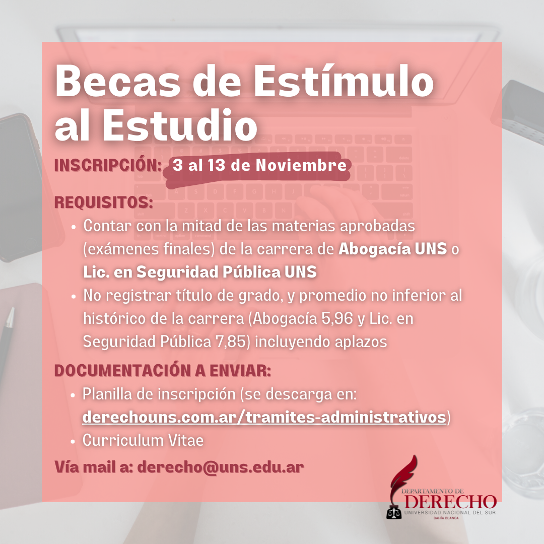 Beca estimulo estudio