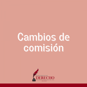 Cambios de Comisión (1)