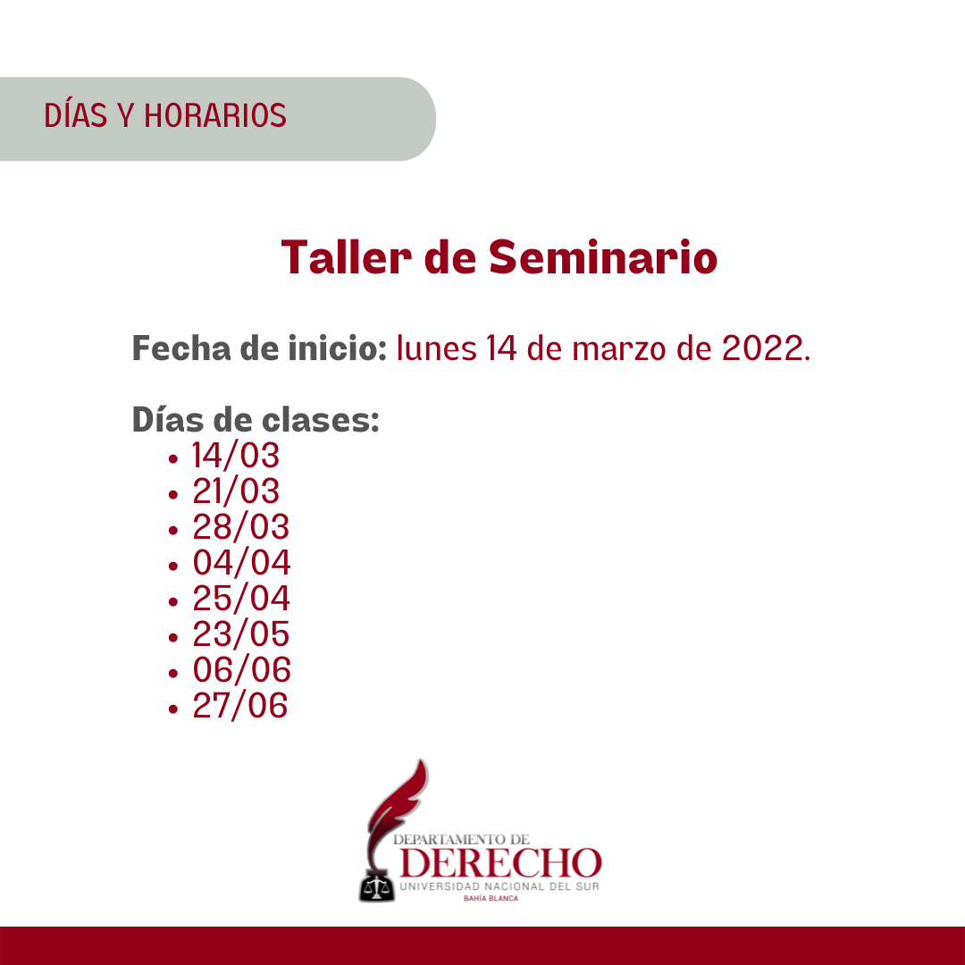 Taller de Seminario.