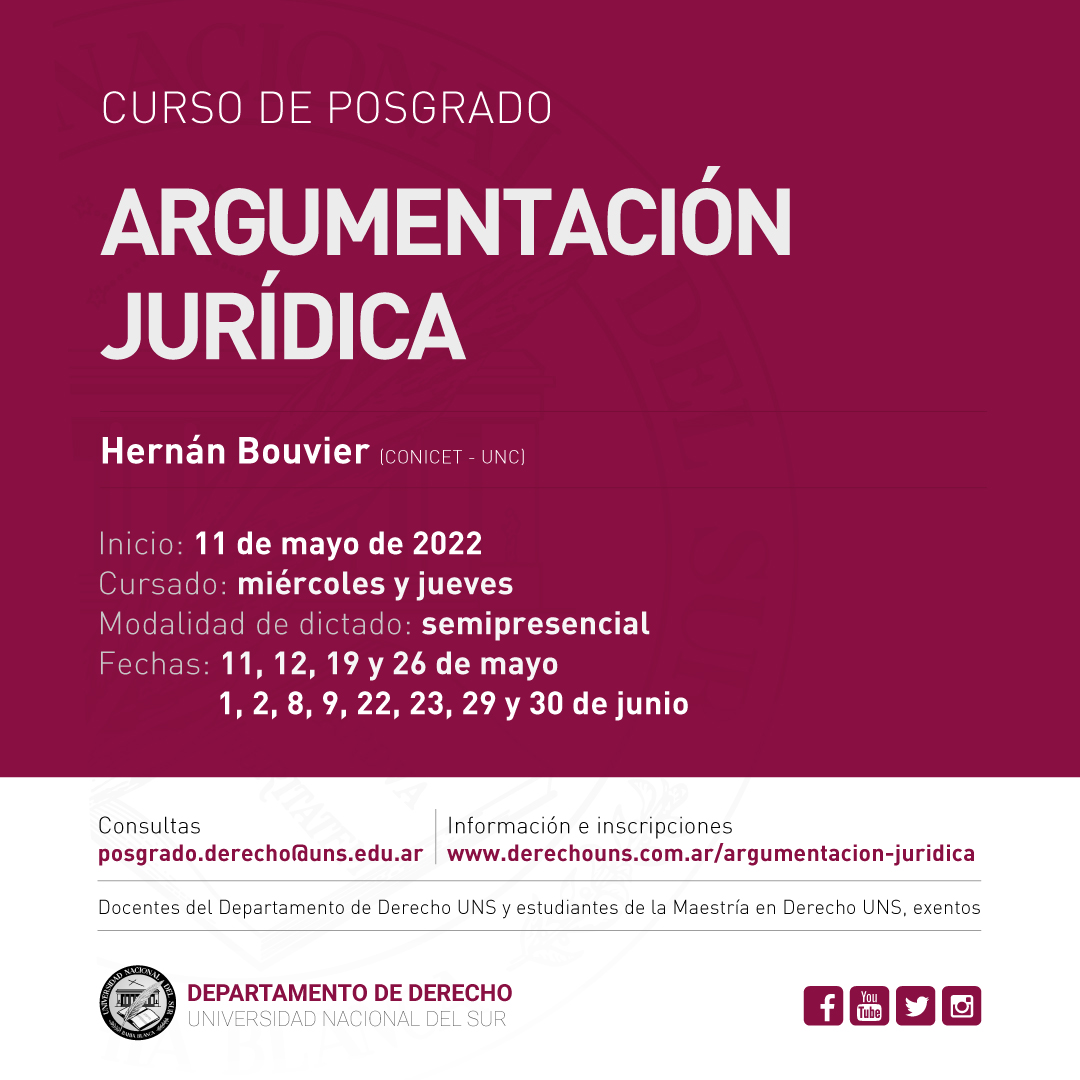 AFICHE-ARGUMENTACION-JURIDICA AFICHE-ARGUMENTACION-JURIDICA