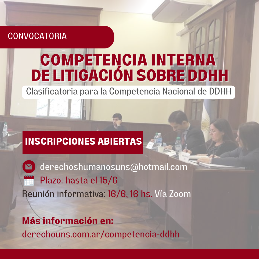 _Competencia Interna de Litigación sobre Derechos Humanos